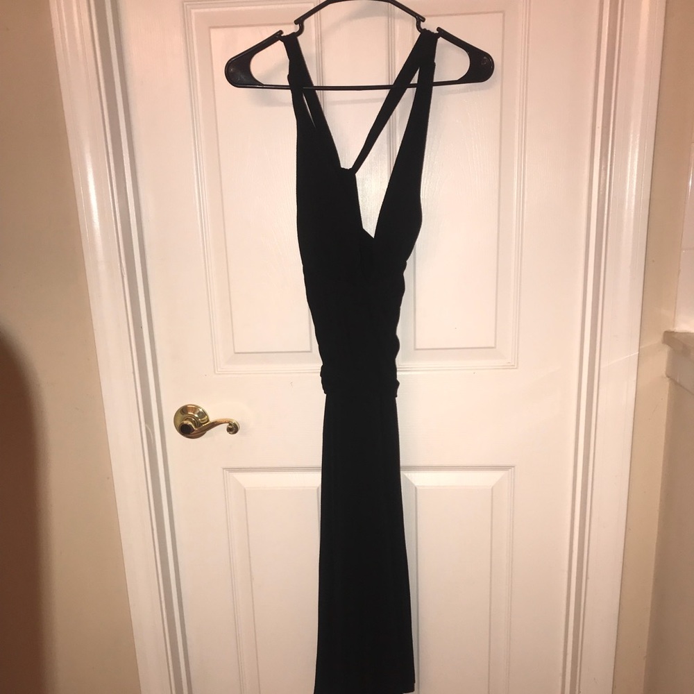Long black dress size small
